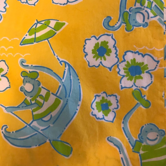 🌸Lilly Pulitzer Les Monkeys Strapless Faux Wrap🌸 - Picture 4 of 7